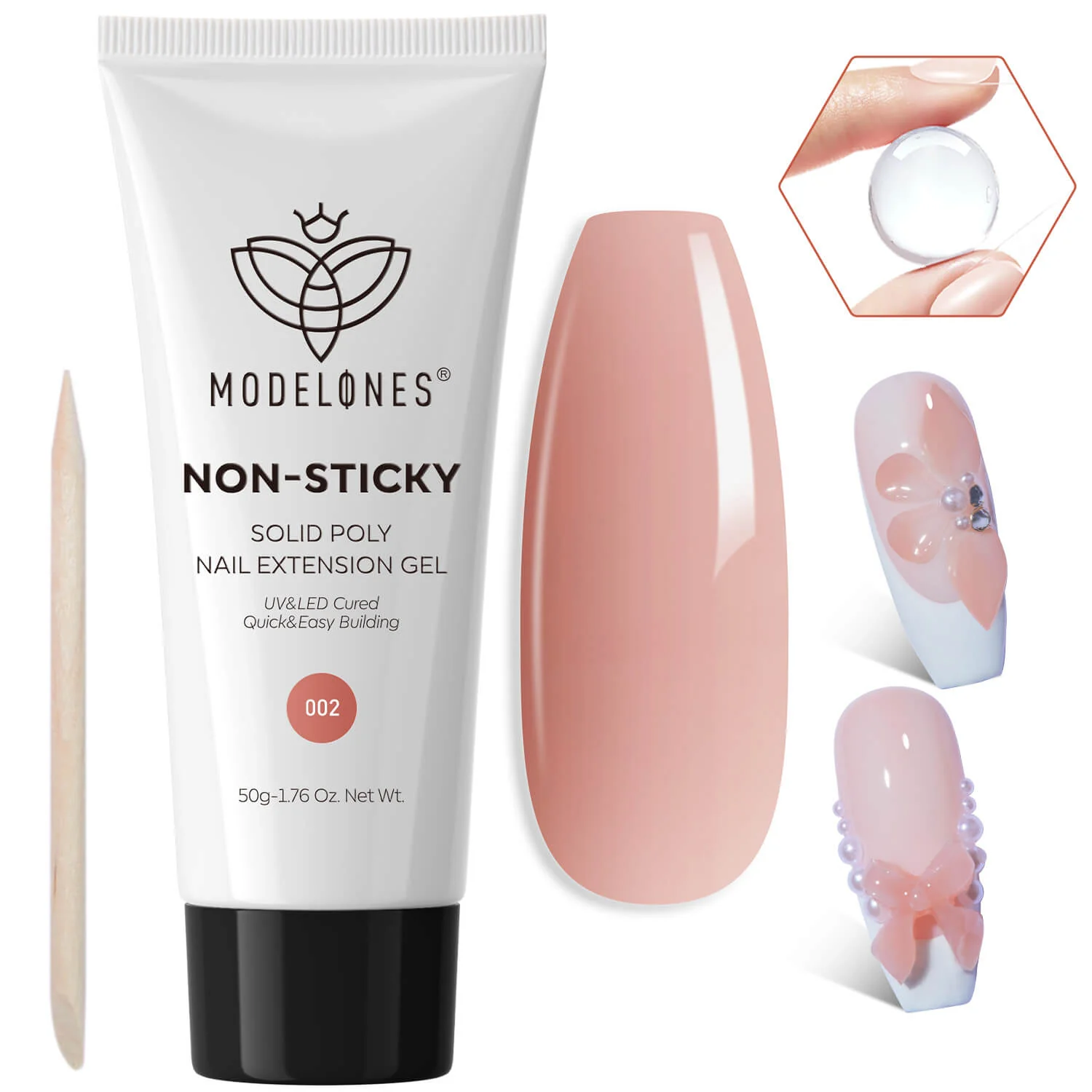 Non-sticky Solid Extension Gel beauty product